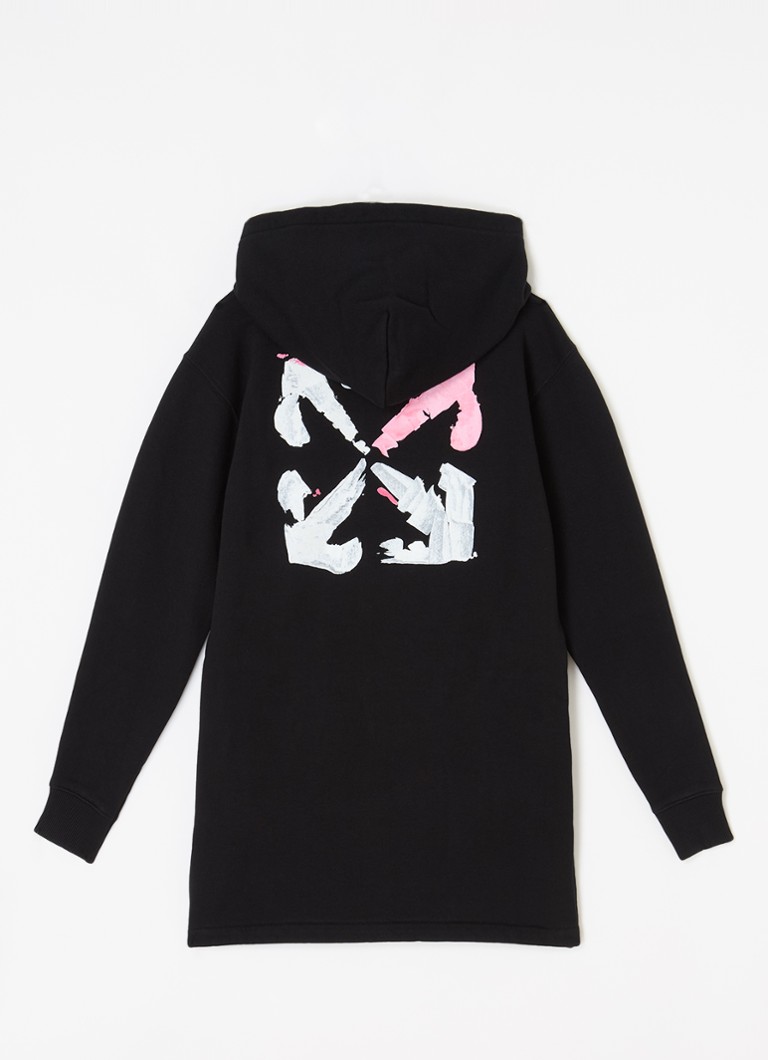 Off-White Arrow sweater dress with logo and back print