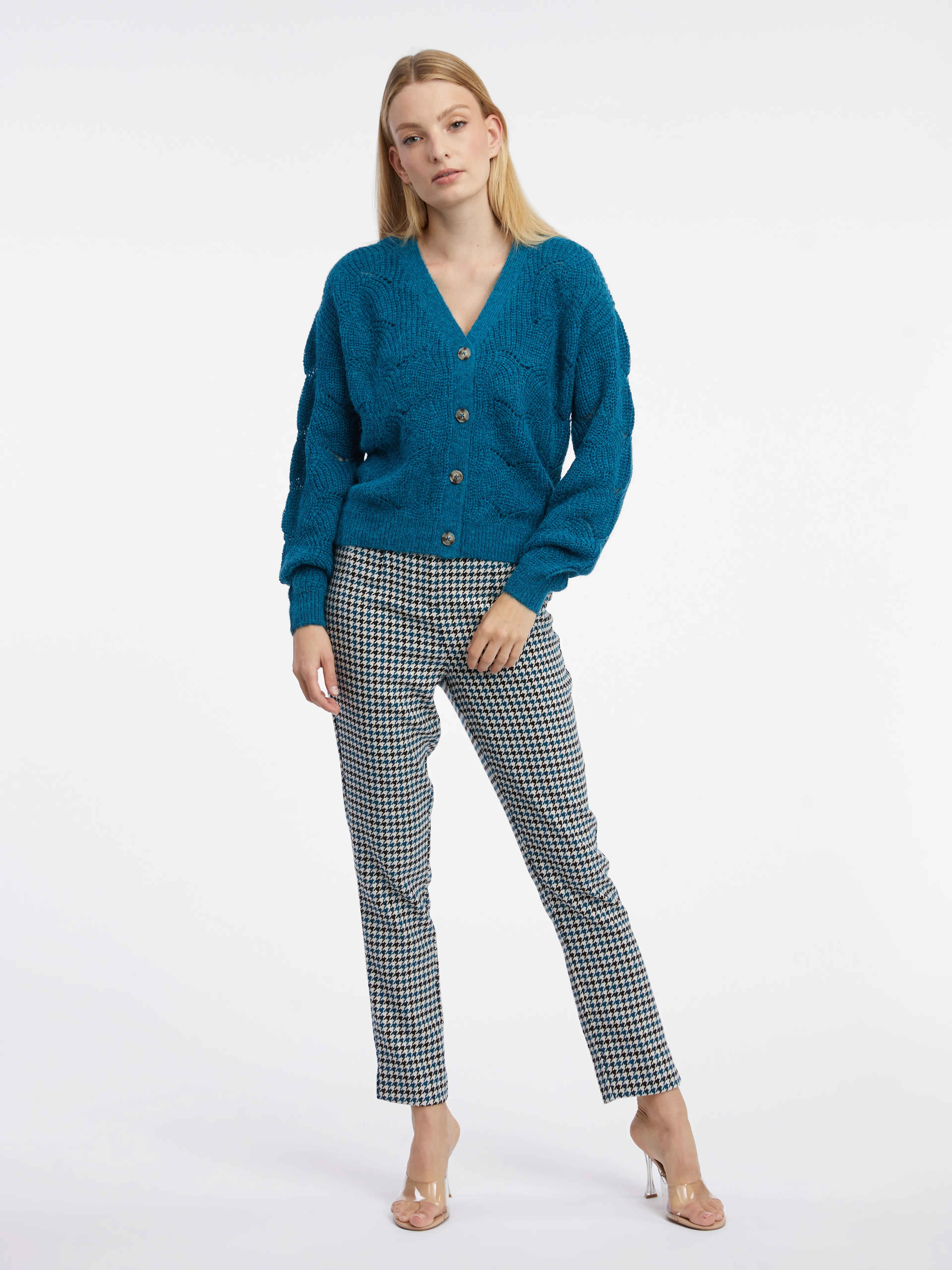 Blaue Damen Strickjacke ORSAY