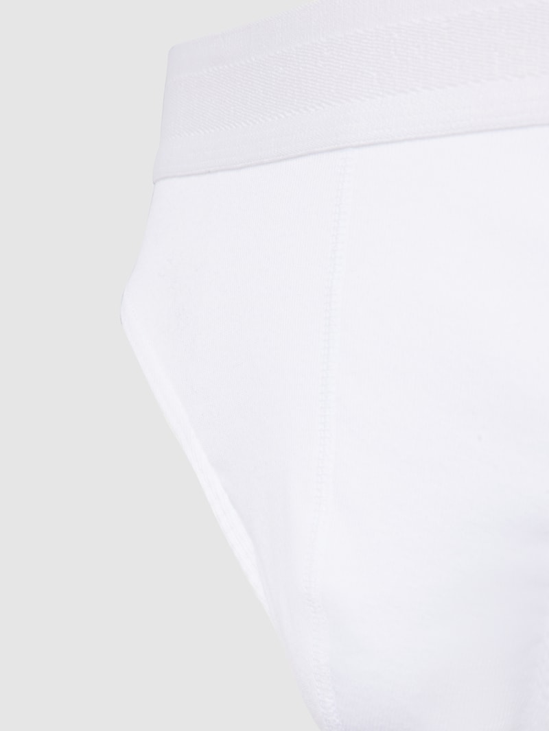 Slip mit elastischem Bund in weiß