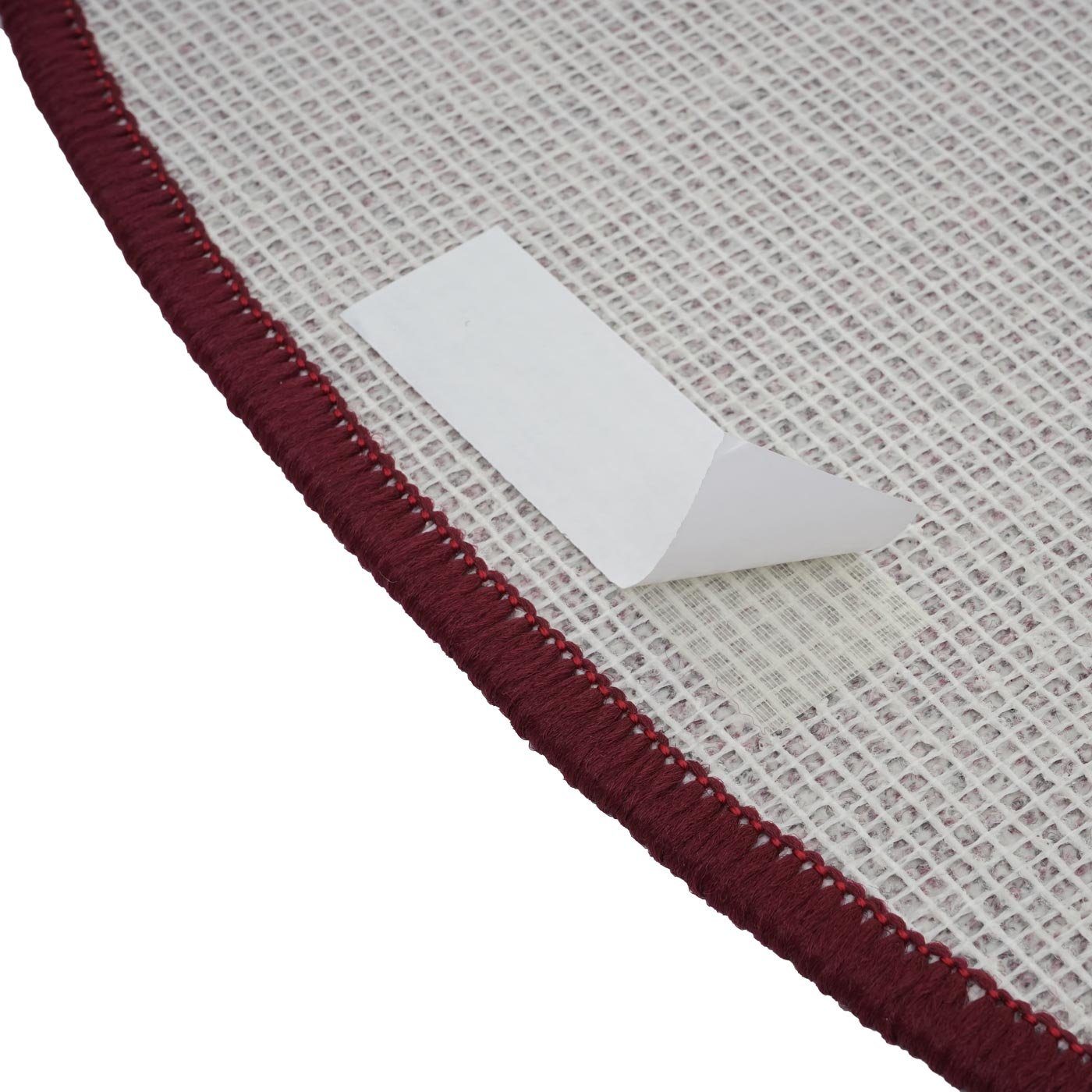 Stufenmatte Stufenmatte MCW-G49, MCW, halbrund, Höhe: 0,5 mm, Kantenverstärkung, Antirutsch-Effekt, Trittschalldämpfung