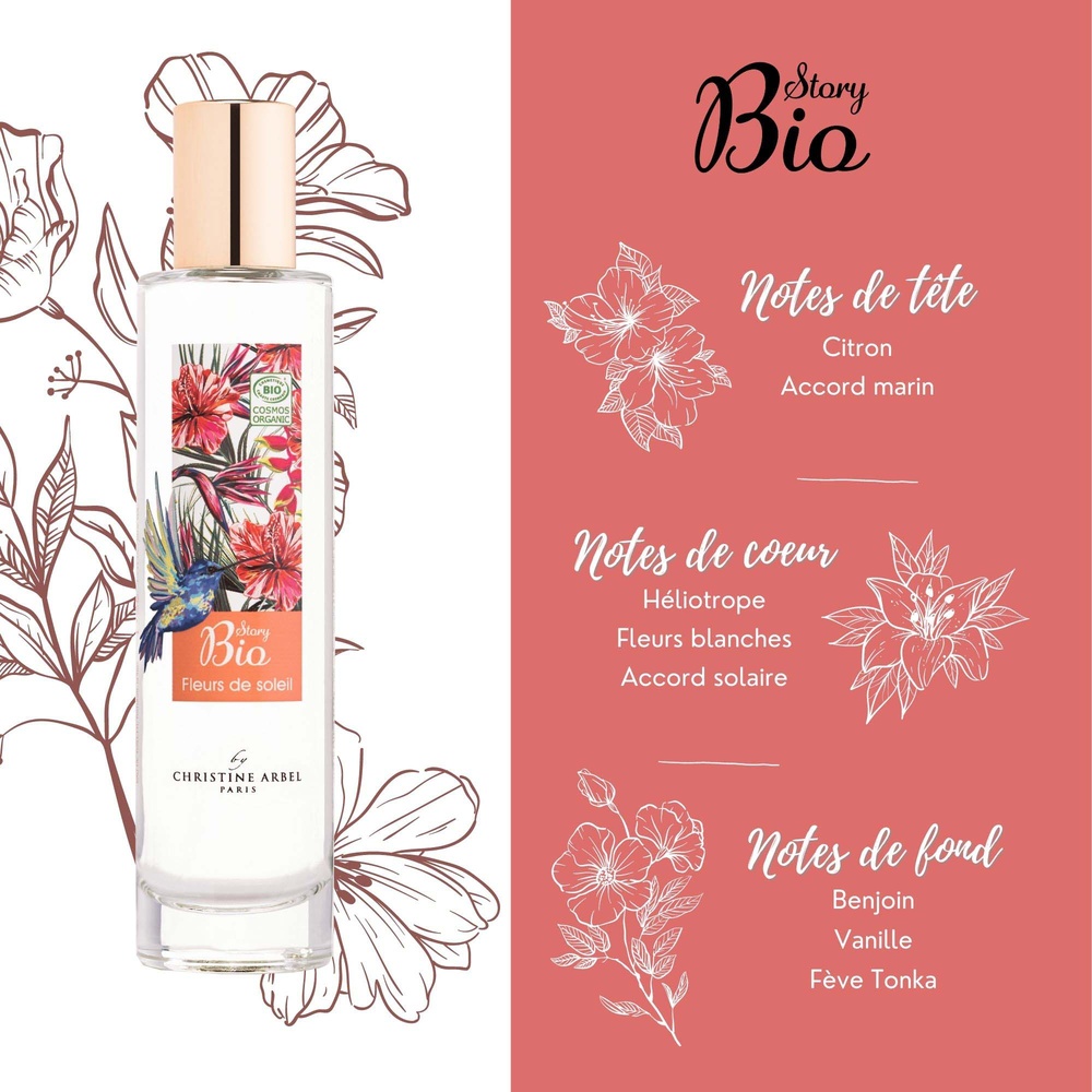 christine arbel STORY BIO Fleurs de soleil EDT 50 ml EAU DE TOILETTE