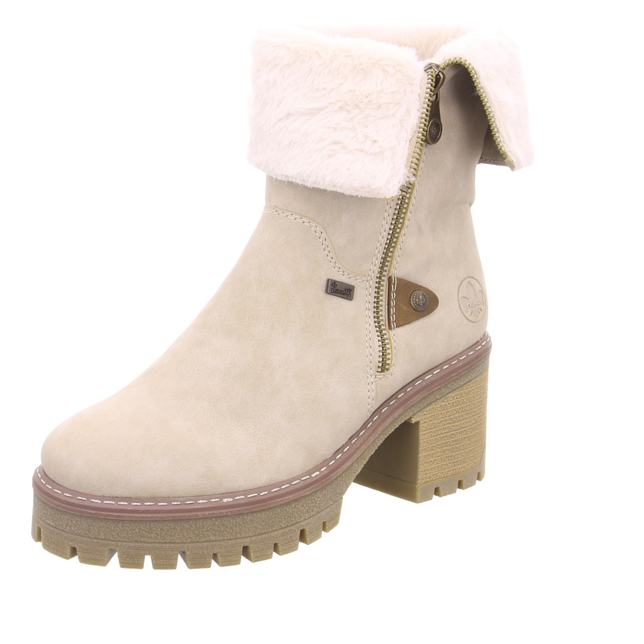 RIEKER Stiefeletten beige
