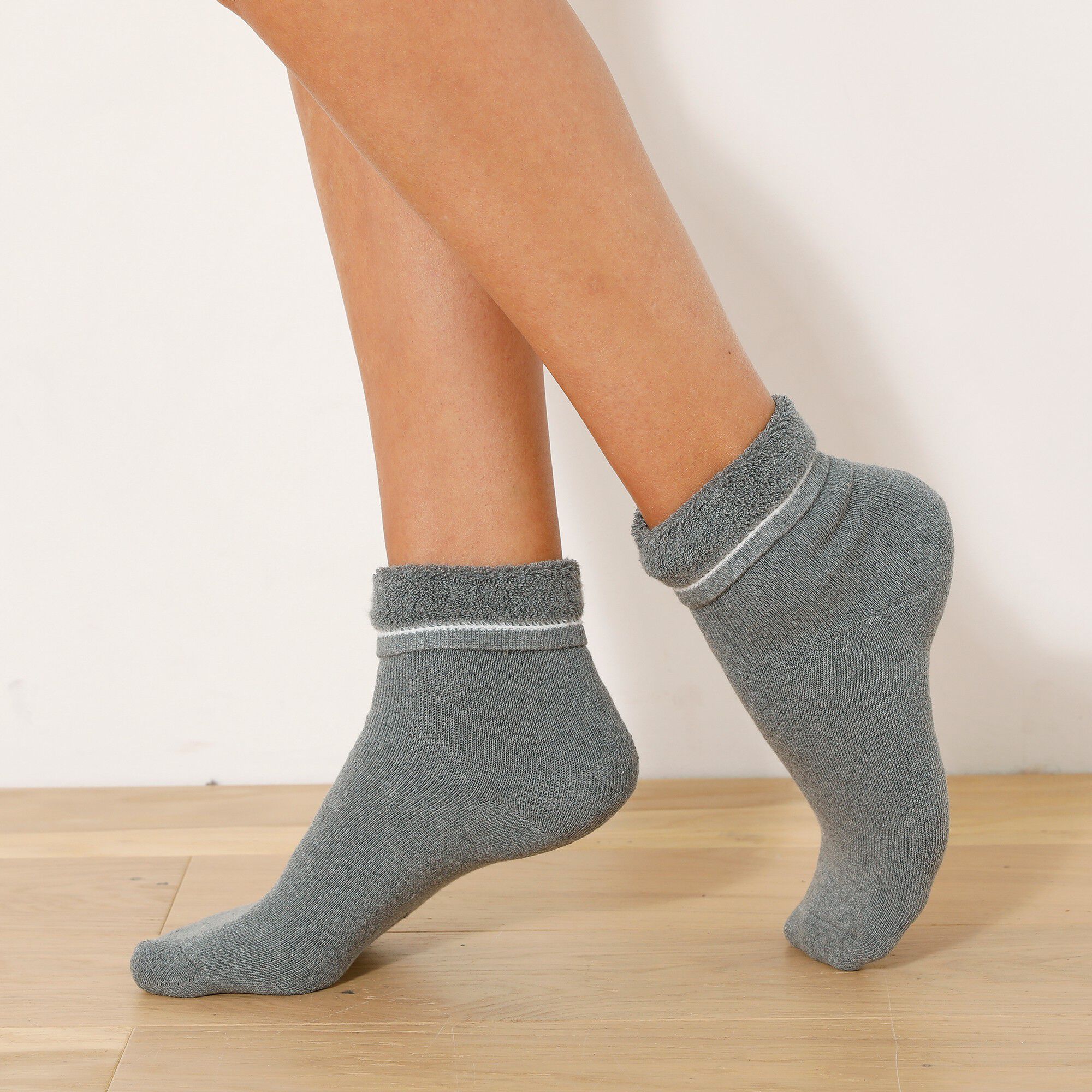 Chaussette chaleur intérieur bouclette