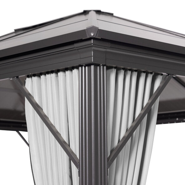 Profi-Pavillon mit Polycarbonatdach