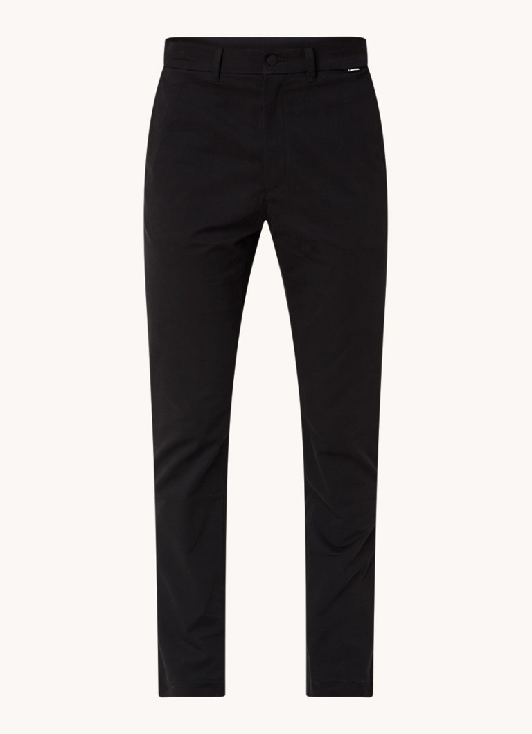 Pantaloni chino slim fit cu buzunare laterale Calvin Klein