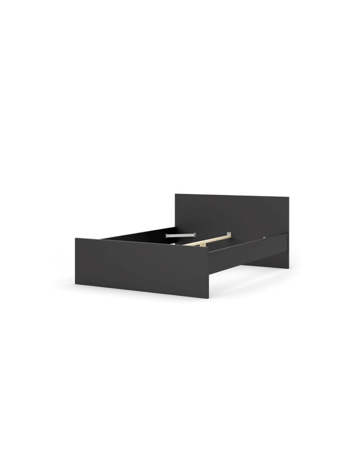 ebuy24 Bett Nada Schwarz 146 x 197 cm günstig kaufen onesize