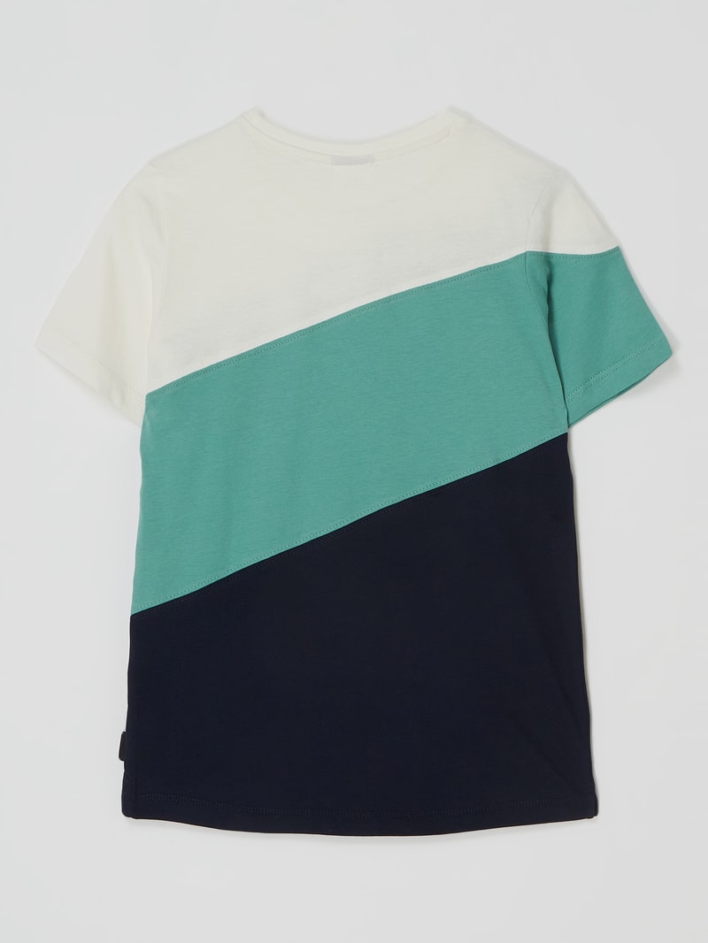 T-Shirt mit Print in ecru