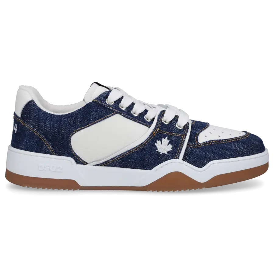 Dsquared2 - Sneaker low SPIKER Kalbsleder Denim - blau