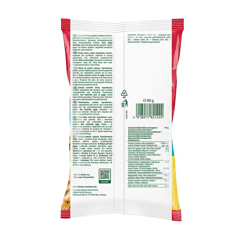 Pomsticks 85 g salt