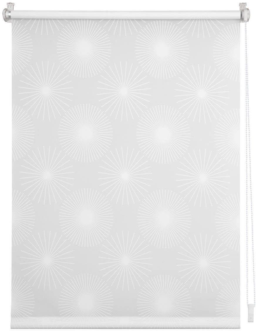 Seitenzugrollo Rollo Klemmfix, ohne Bohren, blickdicht - Ausbrenner, LICHTBLICK ORIGINAL, blickdicht, freihängend, Klemmfix