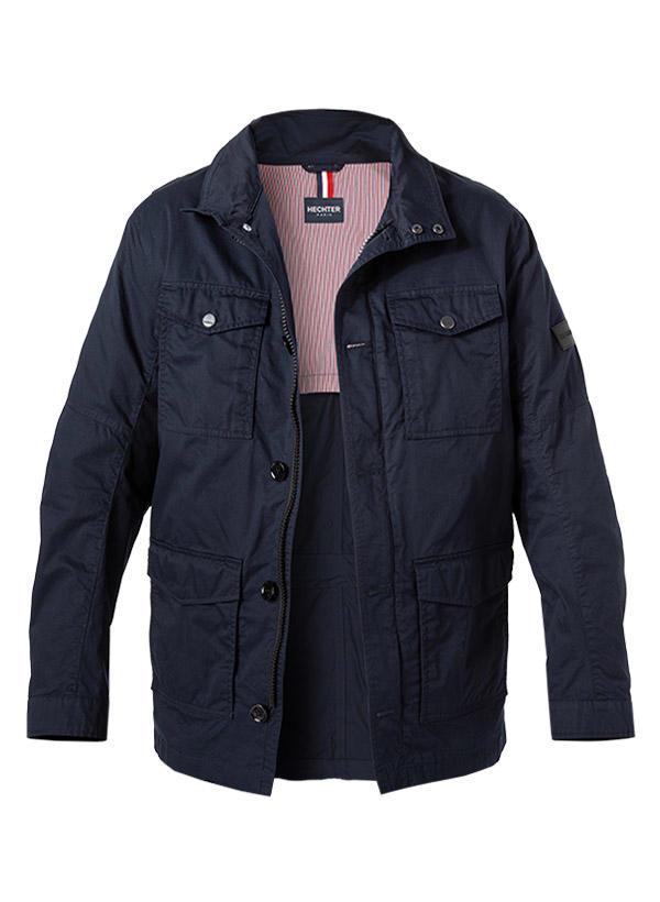 HECHTER PARIS, Fieldjacket, Baumwolle halbgefüttert, nachtblau
