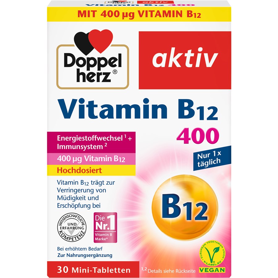 Hochdosiert Vitamin B12 400