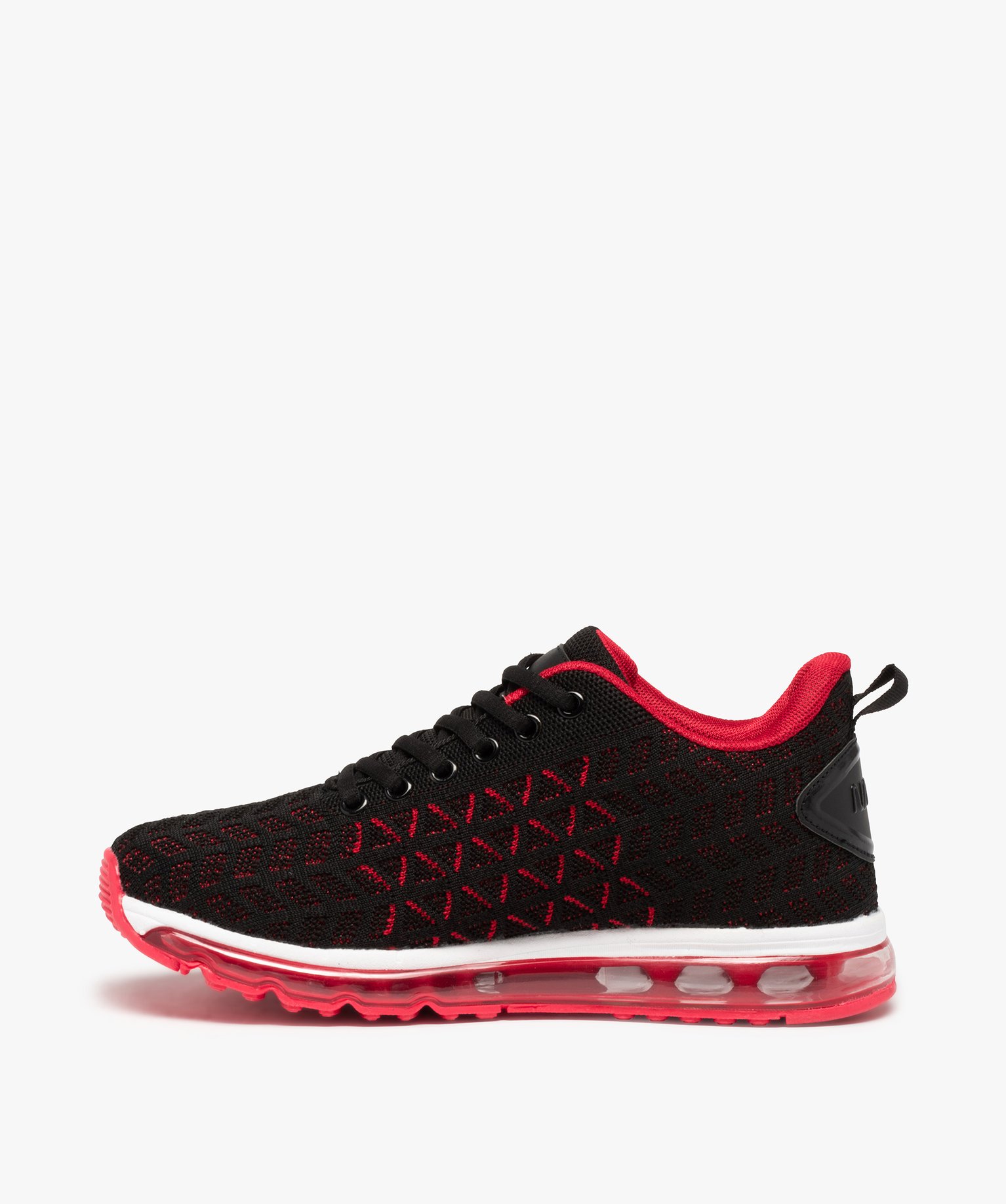 Baskets en maille bicolore fermeture lacets Garçon - Nasa noir | GEMO