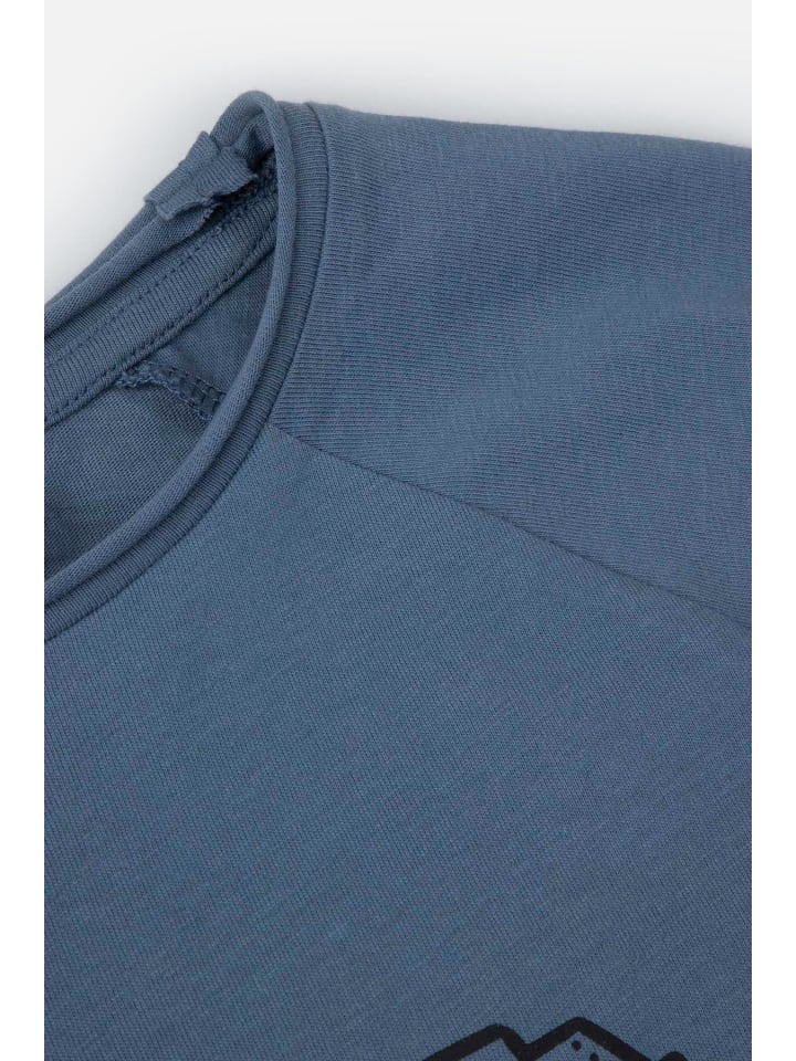 Coccodrillo T-shirt mit langen Ärmeln in blau günstig kaufen