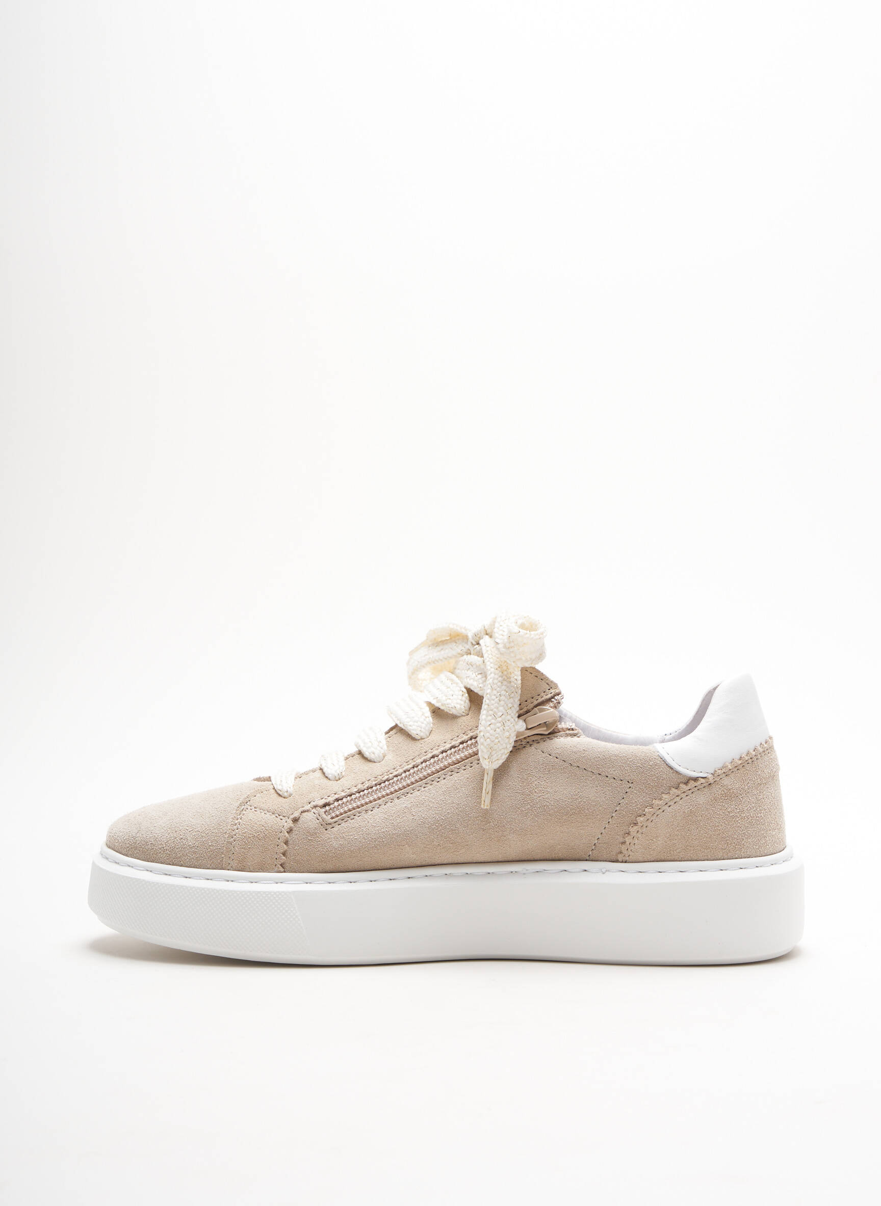 Adige Baskets Femme couleur beige