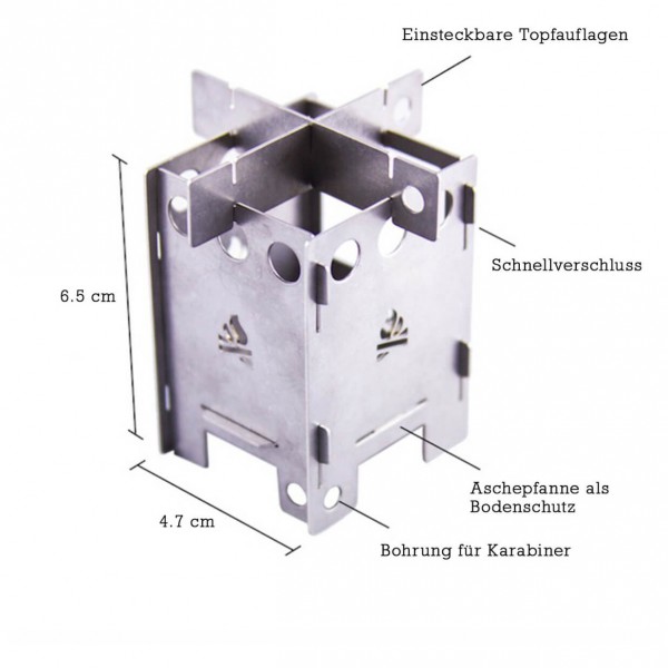 Bushcraft Essentials - EDCBox - Trockenbrennstoffkocher