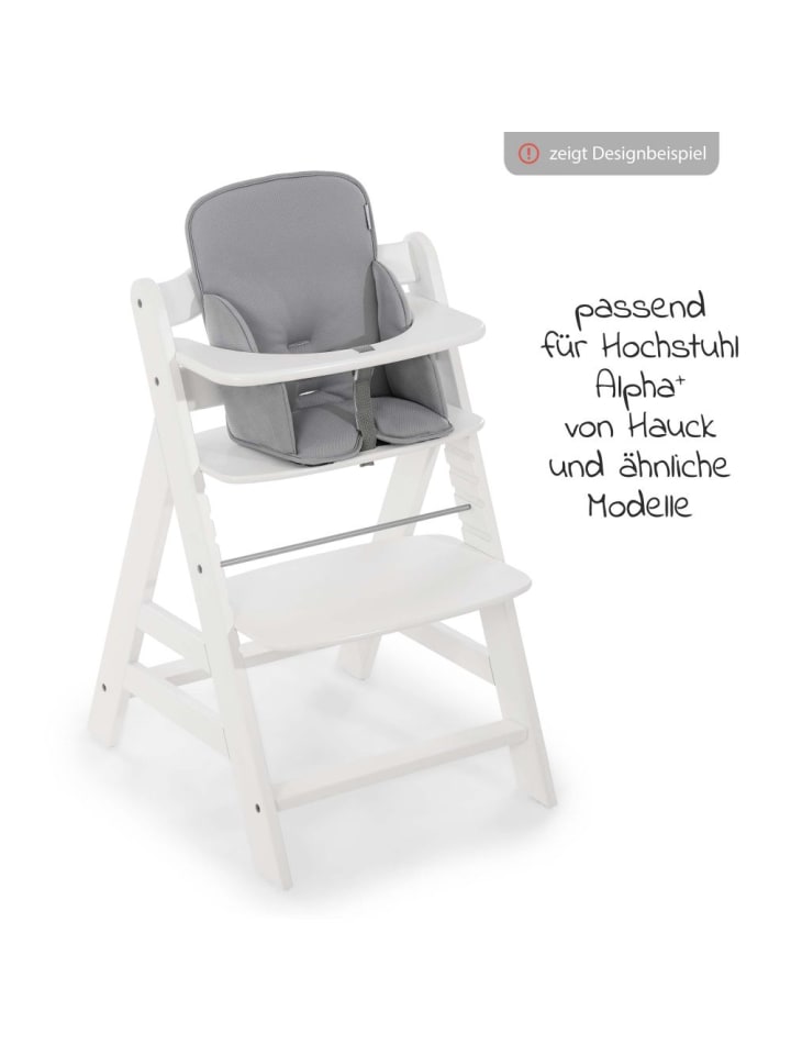 Hauck Sitzverkleinerer für Alpha Hochstuhl - Comfort Line in grau günstig kaufen onesize