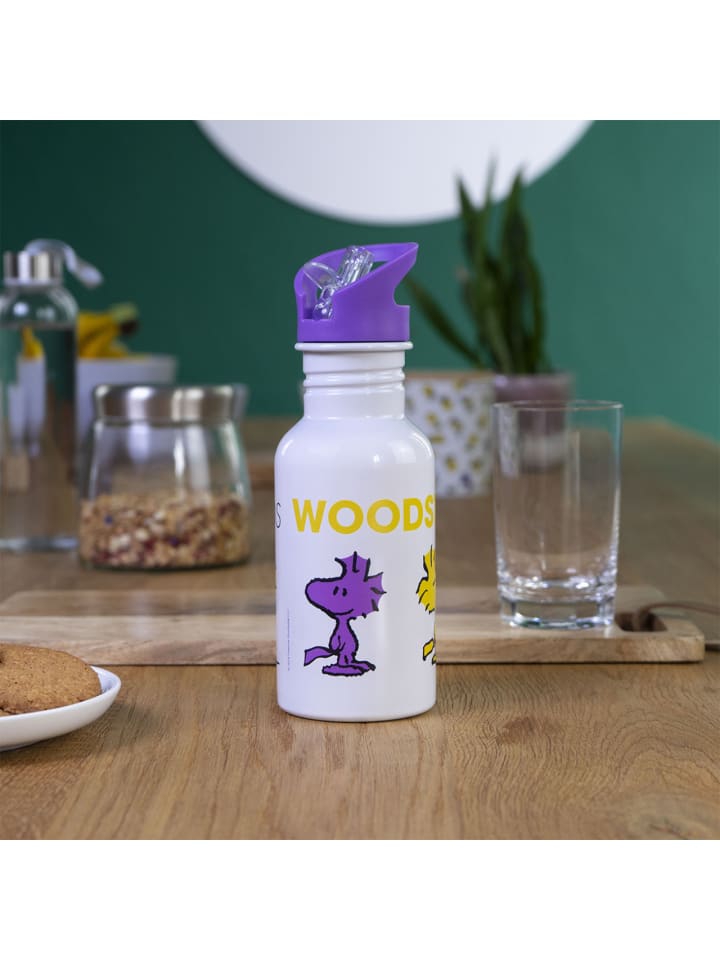Geda Labels Trinkflasche Woodstock Edelstahl in Weiß - 500 ml günstig kaufen onesize