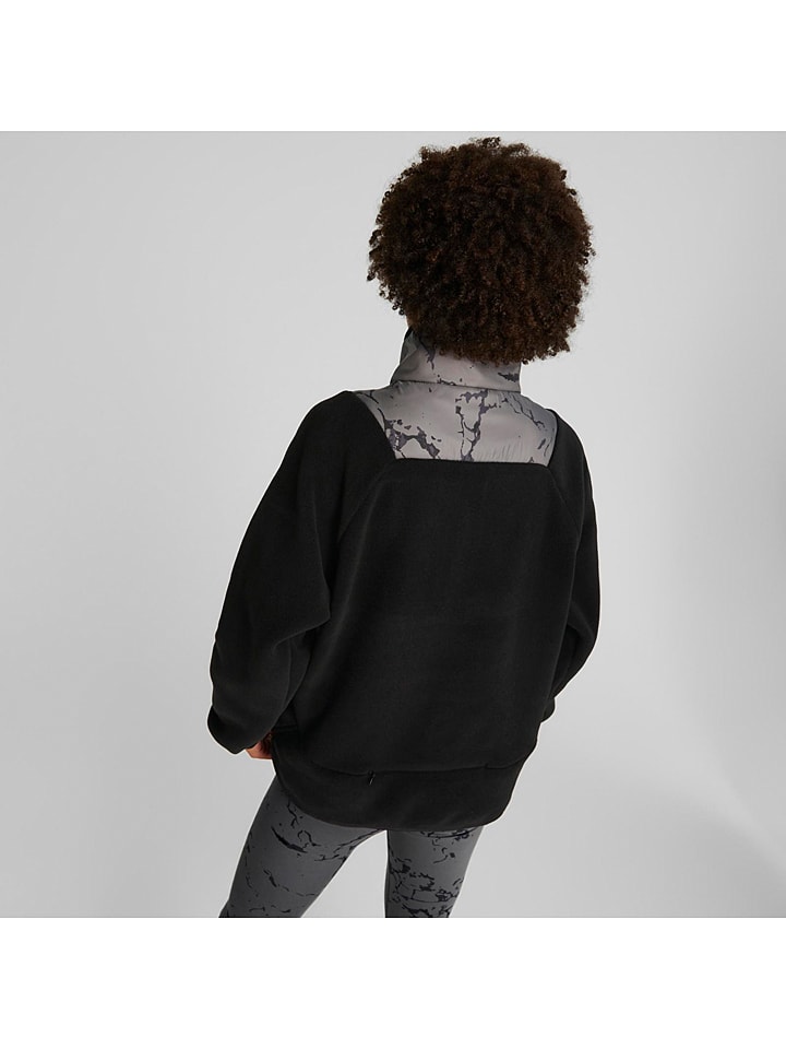 Puma Fleecepullover in Schwarz/ Grau günstig kaufen