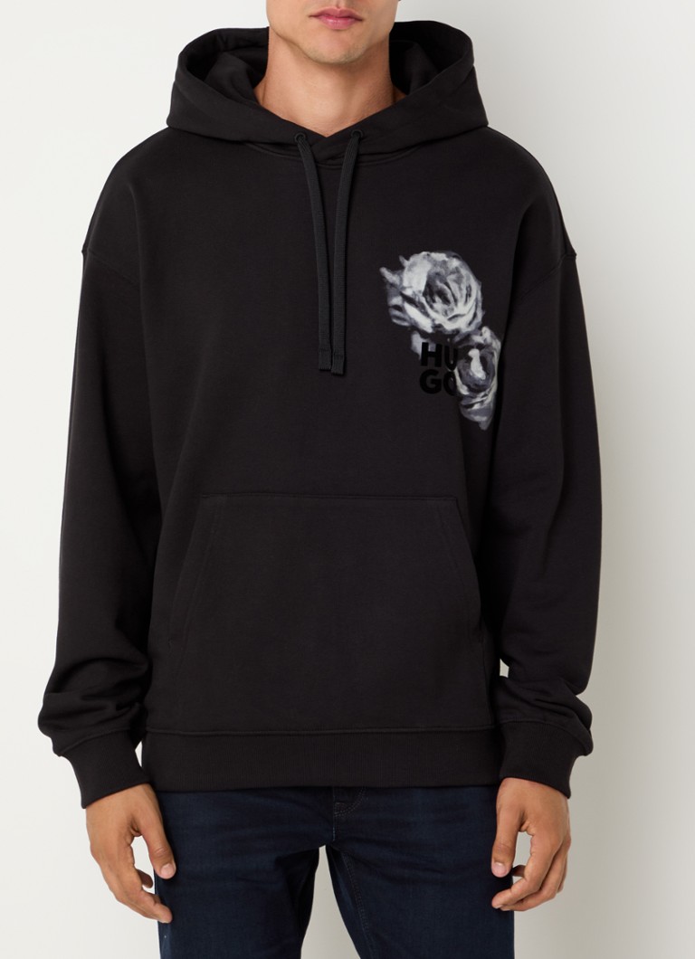 HUGO BOSS Dirosehood hoodie with logo and back print