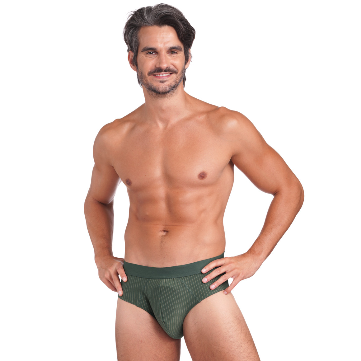 Herren Slip mit Streifen