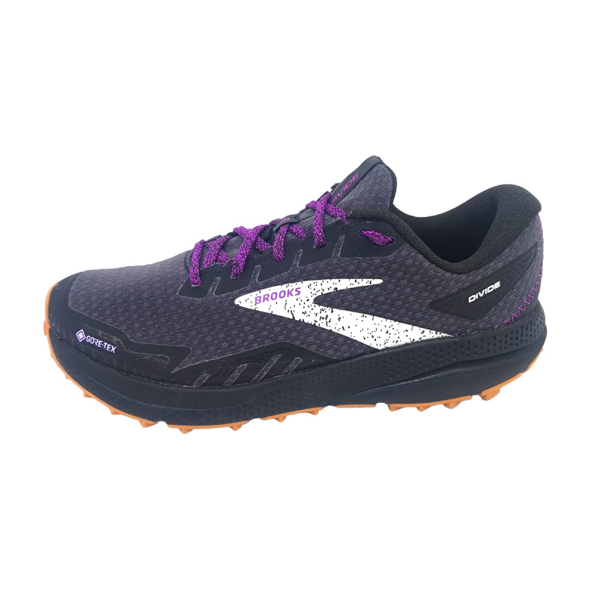 Brooks Divide 4 GTX 1203931B Grau 073 Black/Pearl/Purple