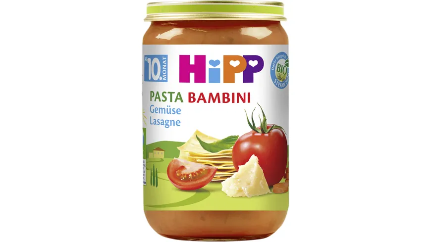 HiPP Menüs 250g: Pasta Bambini - Gemüse Lasagne 220 g