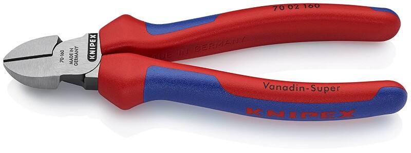 Knipex Kabelschneider 70 02 160 Vanadium-Elektrostahl Silber