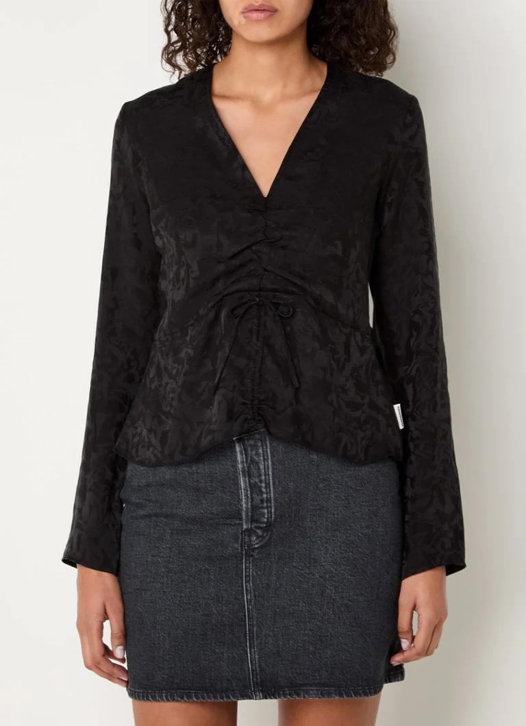 ARMEDANGELS Anayaa lyocell tunic with jacquard design