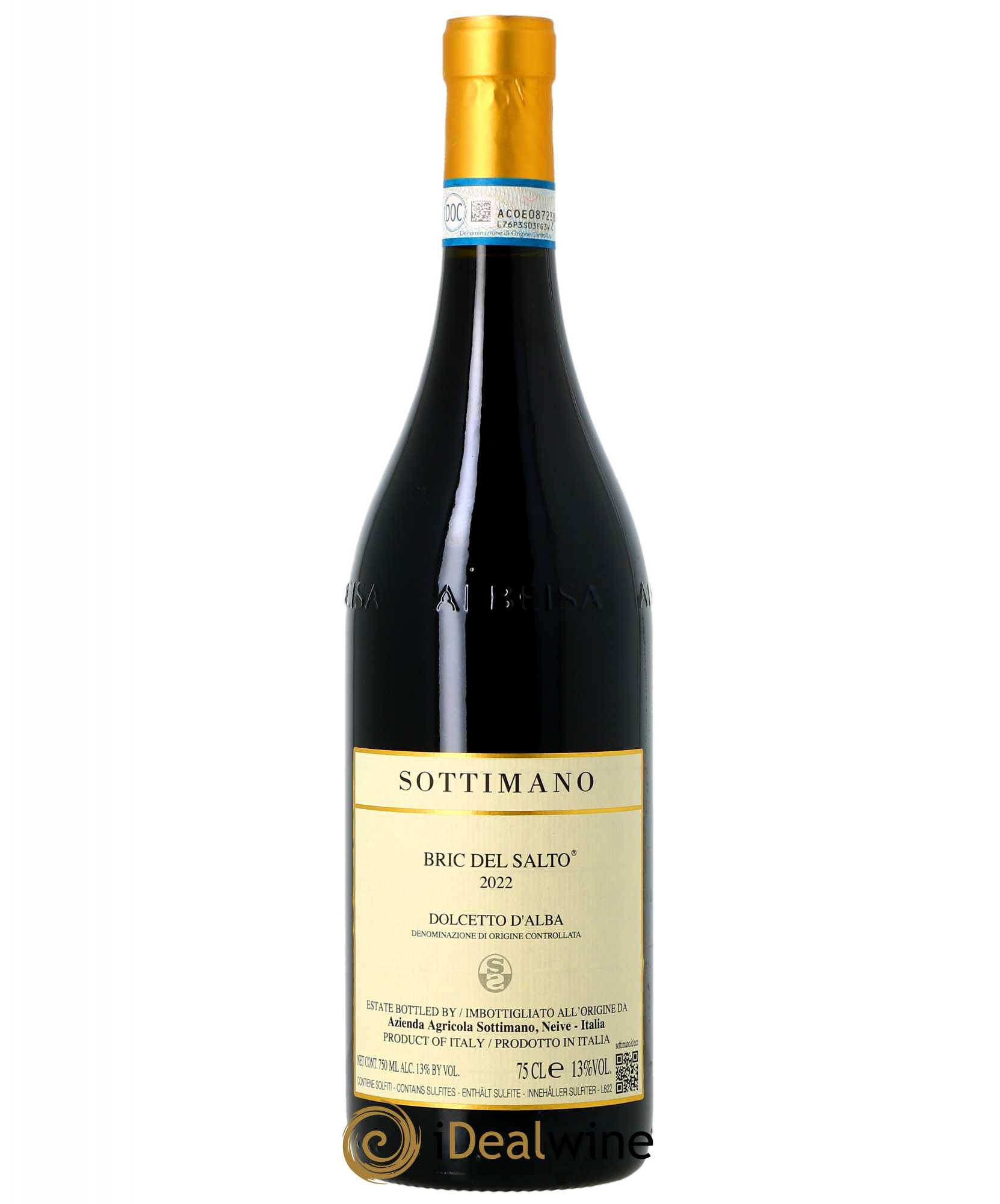 Dolcetto d'Alba DOC Bric del Salto Sottimano  2022 - Lot de 1 Bouteille