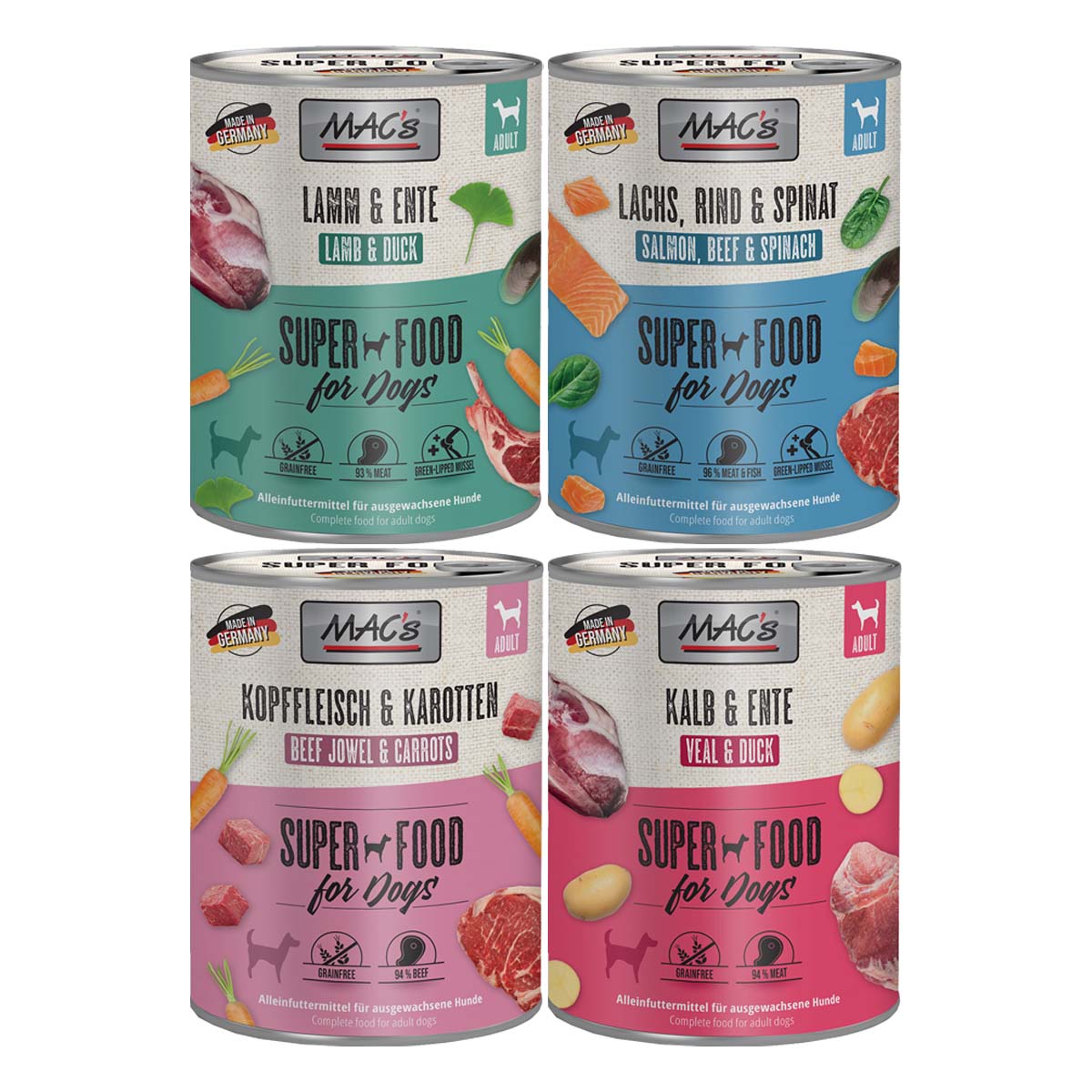 MAC's Dog 24x800g Mixpaket 2 günstig kaufen bei ZooRoyal