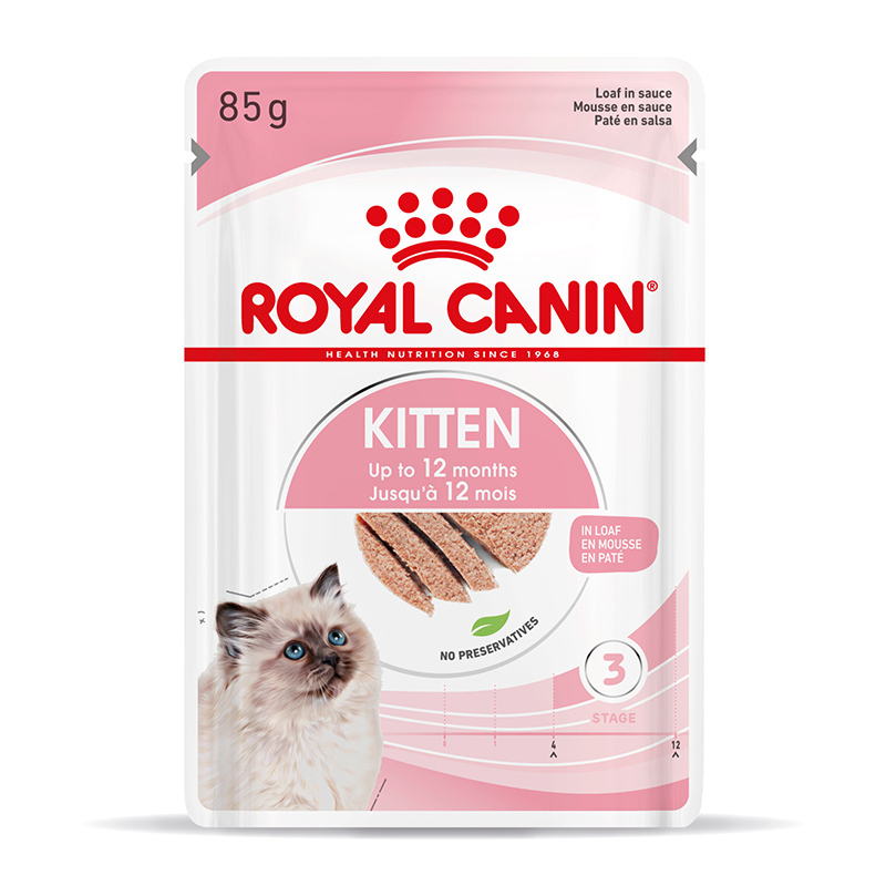ROYAL CANIN Nassfutter ROYAL CANIN Kitten 12x85g Paté / Pastete/ Mousse