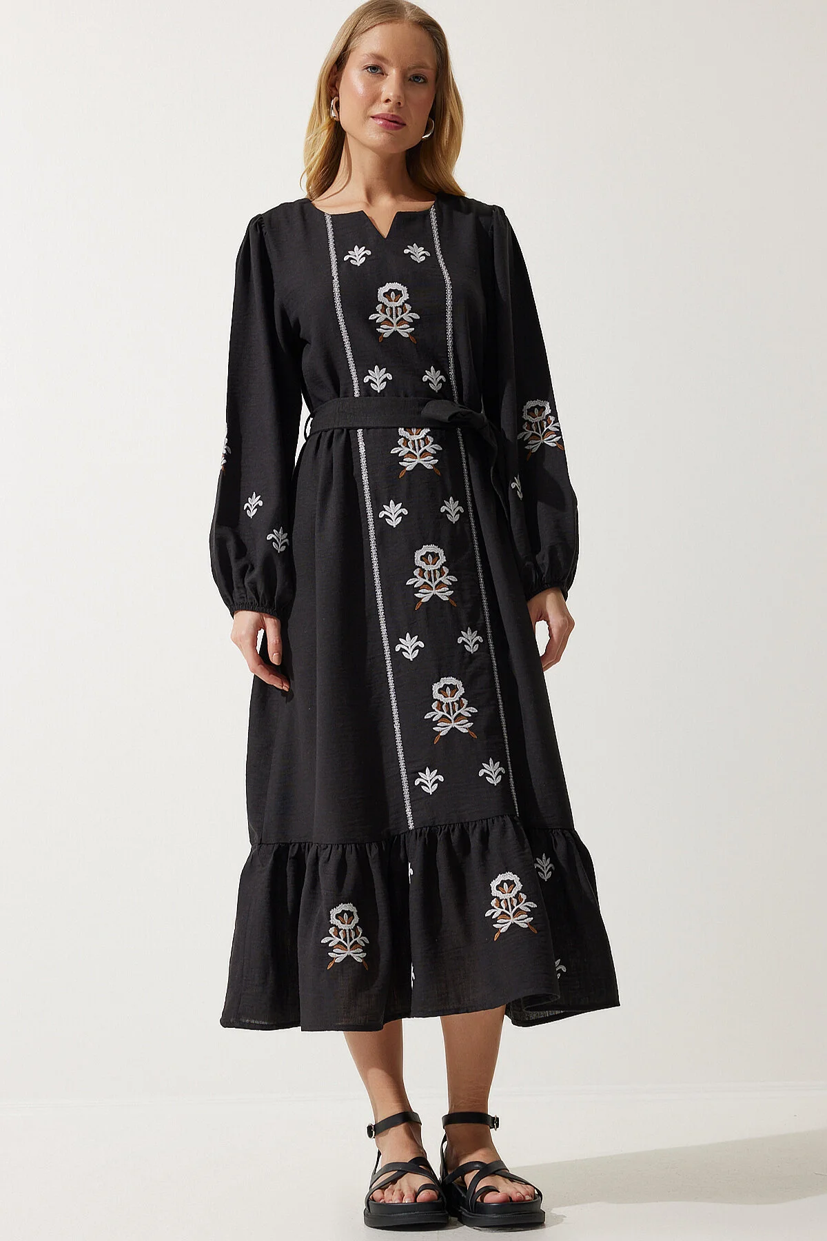 Happiness İstanbul  Kleid - Schwarz - A-Linie