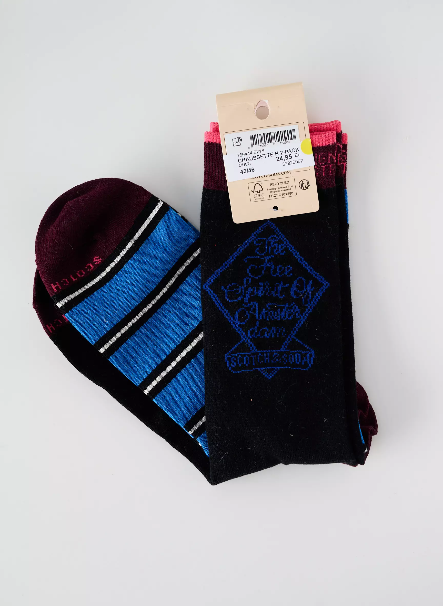Scotch Soda Chaussette Homme couleur noir