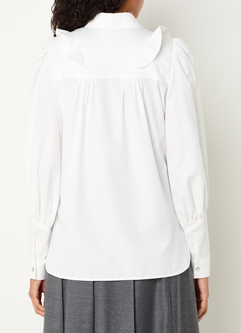 Camicetta con volant MaxMara Pancia