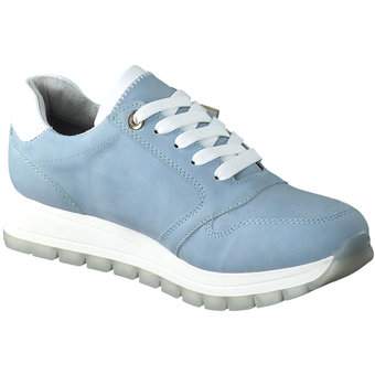 Puccetti Plateau Sneaker in blau