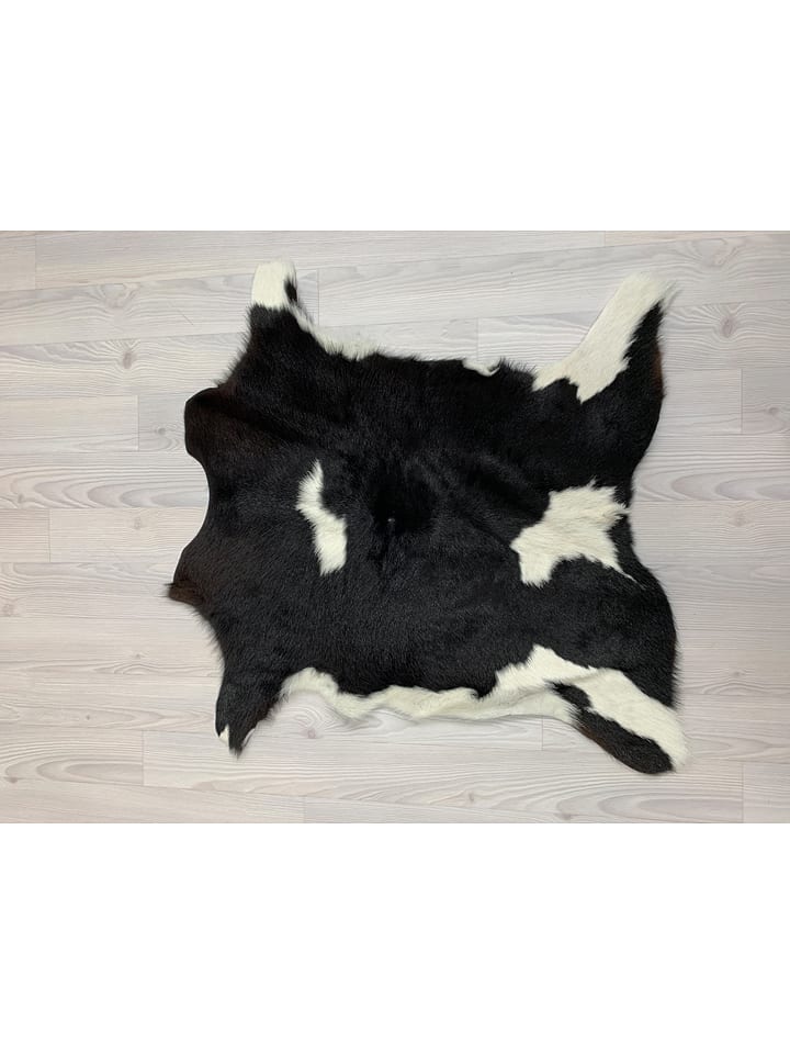 Kaiser Naturfellprodukte H&L Kalbfell in Schwarz/ Weiß günstig kaufen 105x95 cm