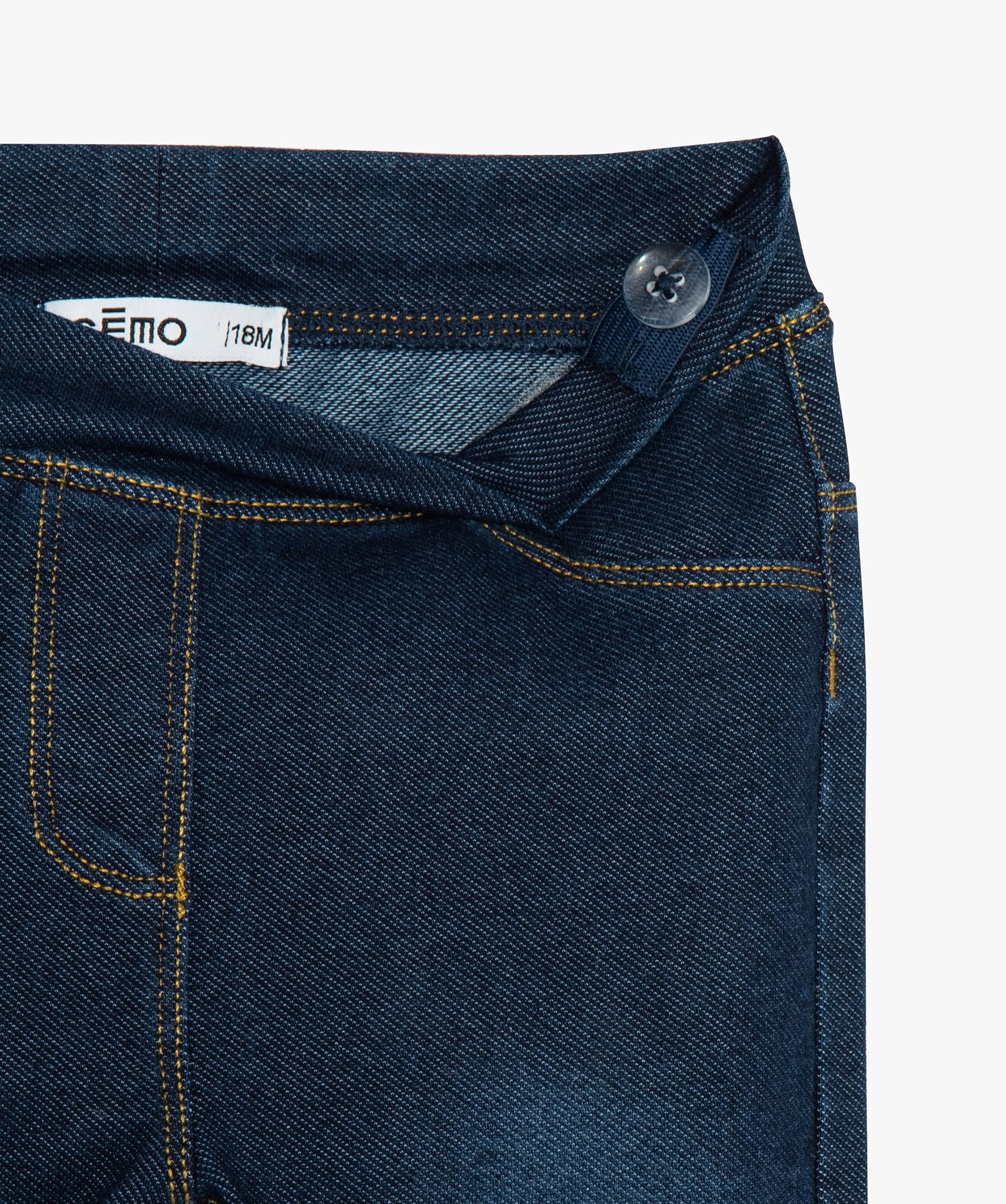 Jegging bébé fille à taille réglable stone | GEMO