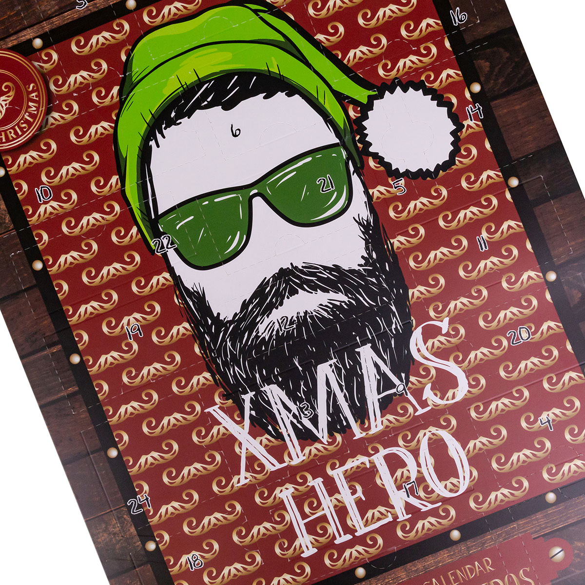 accentra Adventskalender HIPSTER STYLE in rechteckiger Box