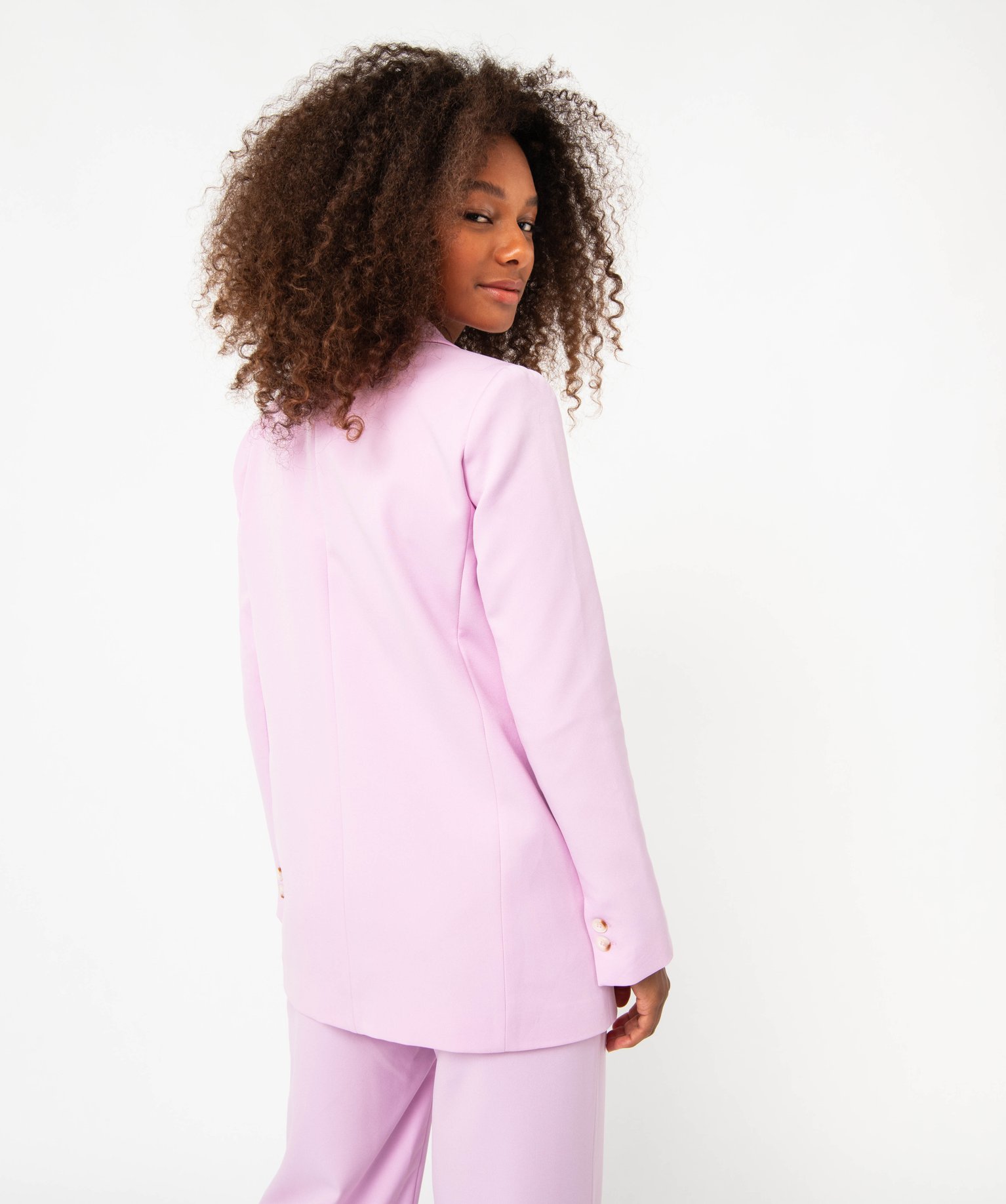 Blazer double boutonnage femme - Gémo x Melissaallbb violet clair | GEMO