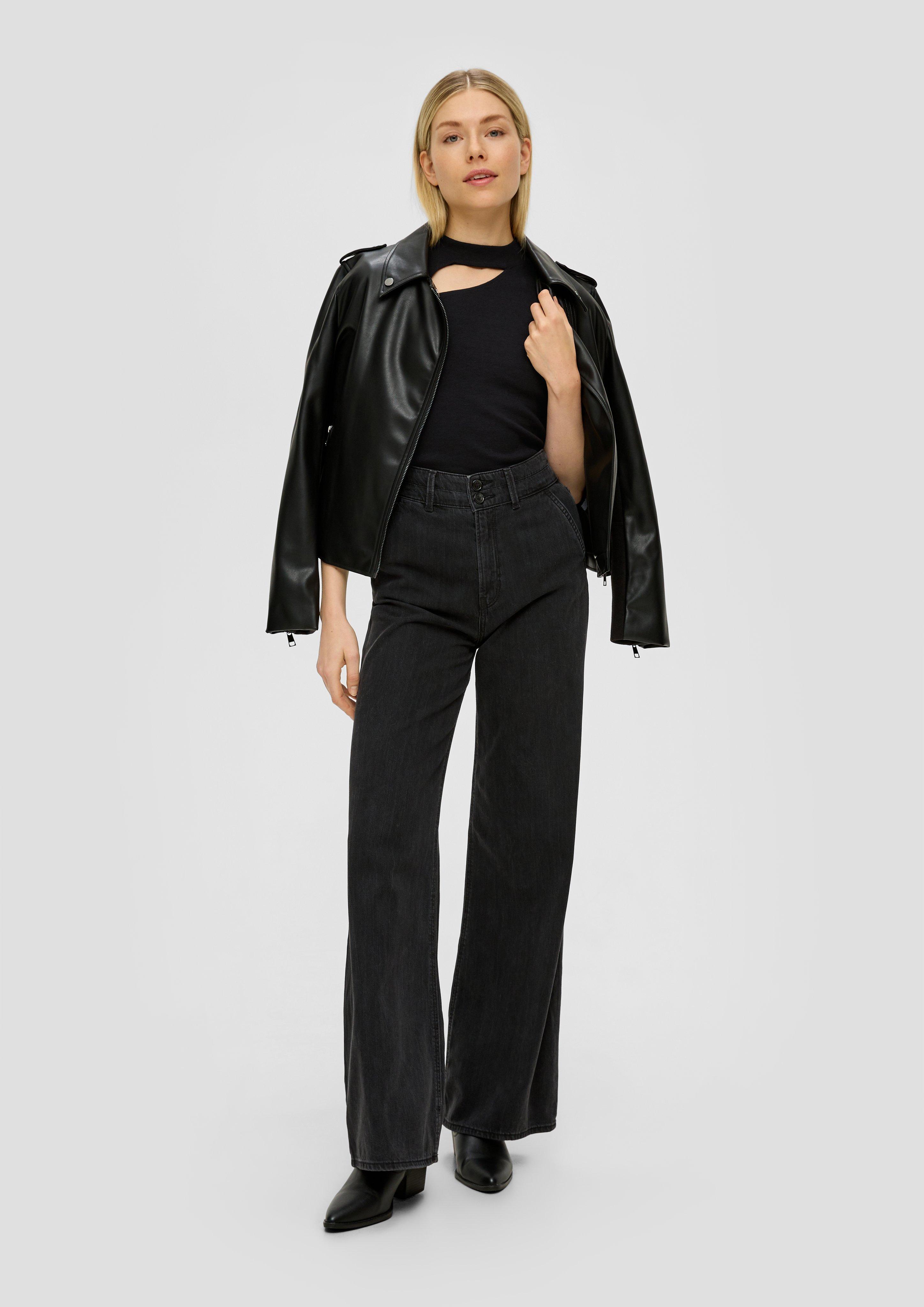 Rippshirt mit Cut-out-Detail  2152049-9999