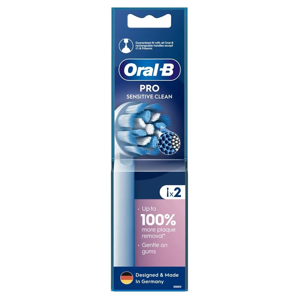 Cabeças de escova de dentes elétrica Oral-B EB60-2 Sensitive, 2 unidades.