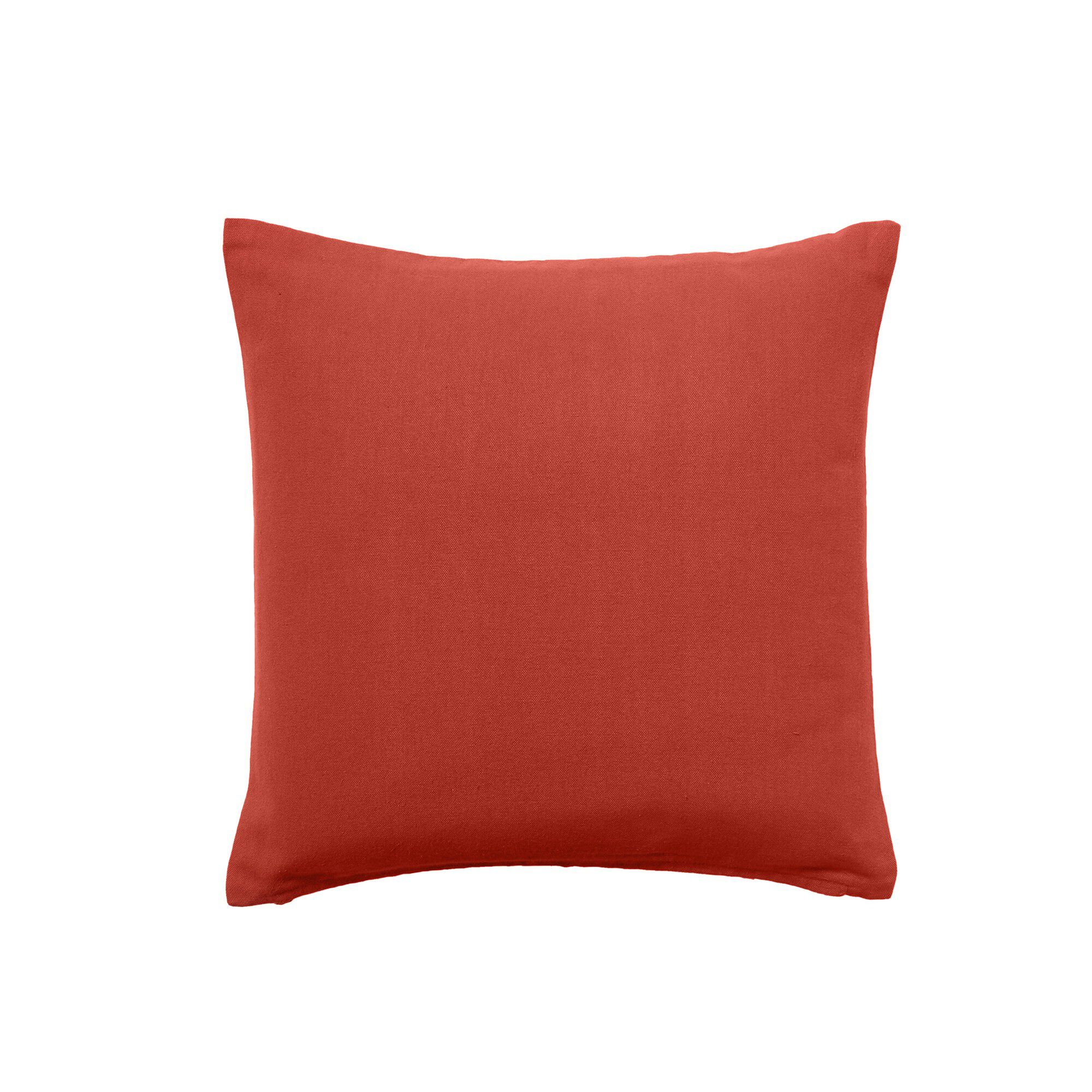 Housse de coussin unie bachette
