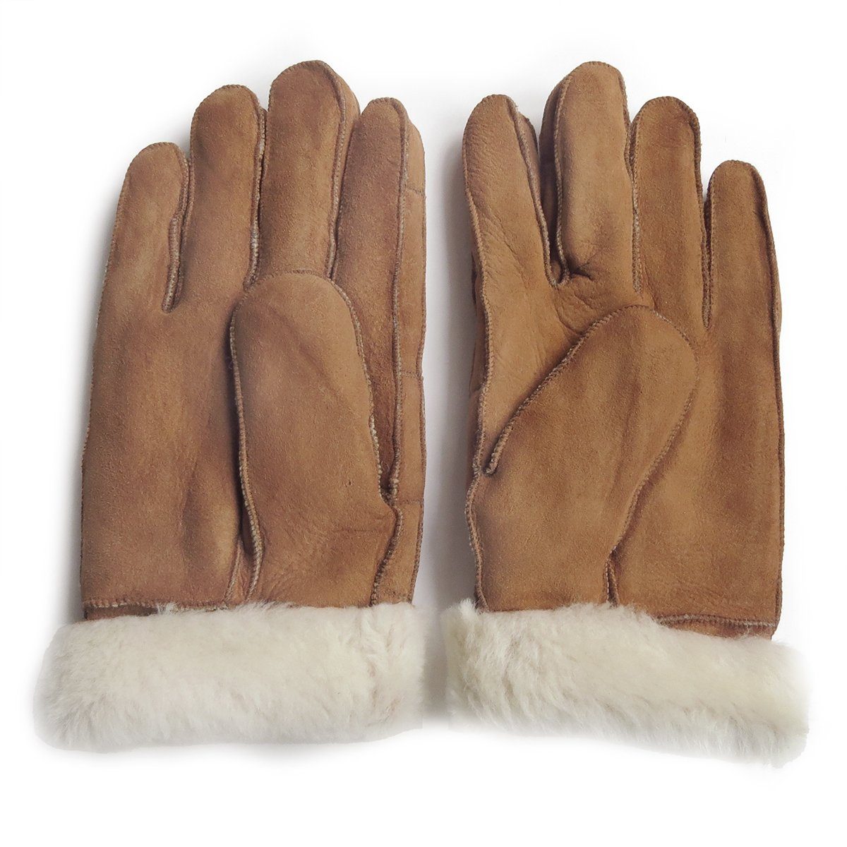Sonia Originelli Winter-Arbeitshandschuhe Handschuhe aus Lammfell Schaffell unisex hochwertig warm Farben können abweichen, Struktur des Fells kann abweichen