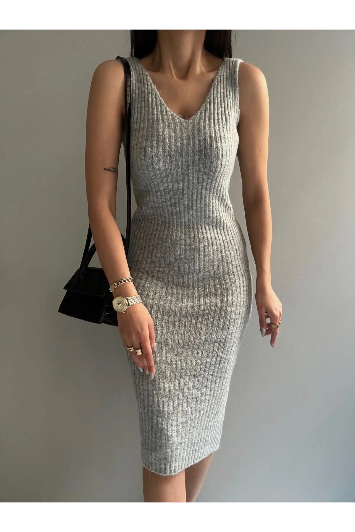 My Blog  Kleid - Grau - A-Linie