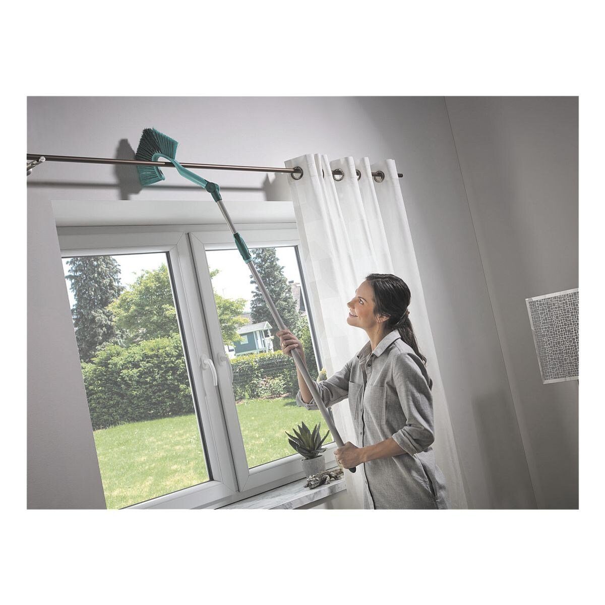 Leifheit Ersatzbürste Dusty 41524, Wand- und Deckenbesen (ohne Stiel)