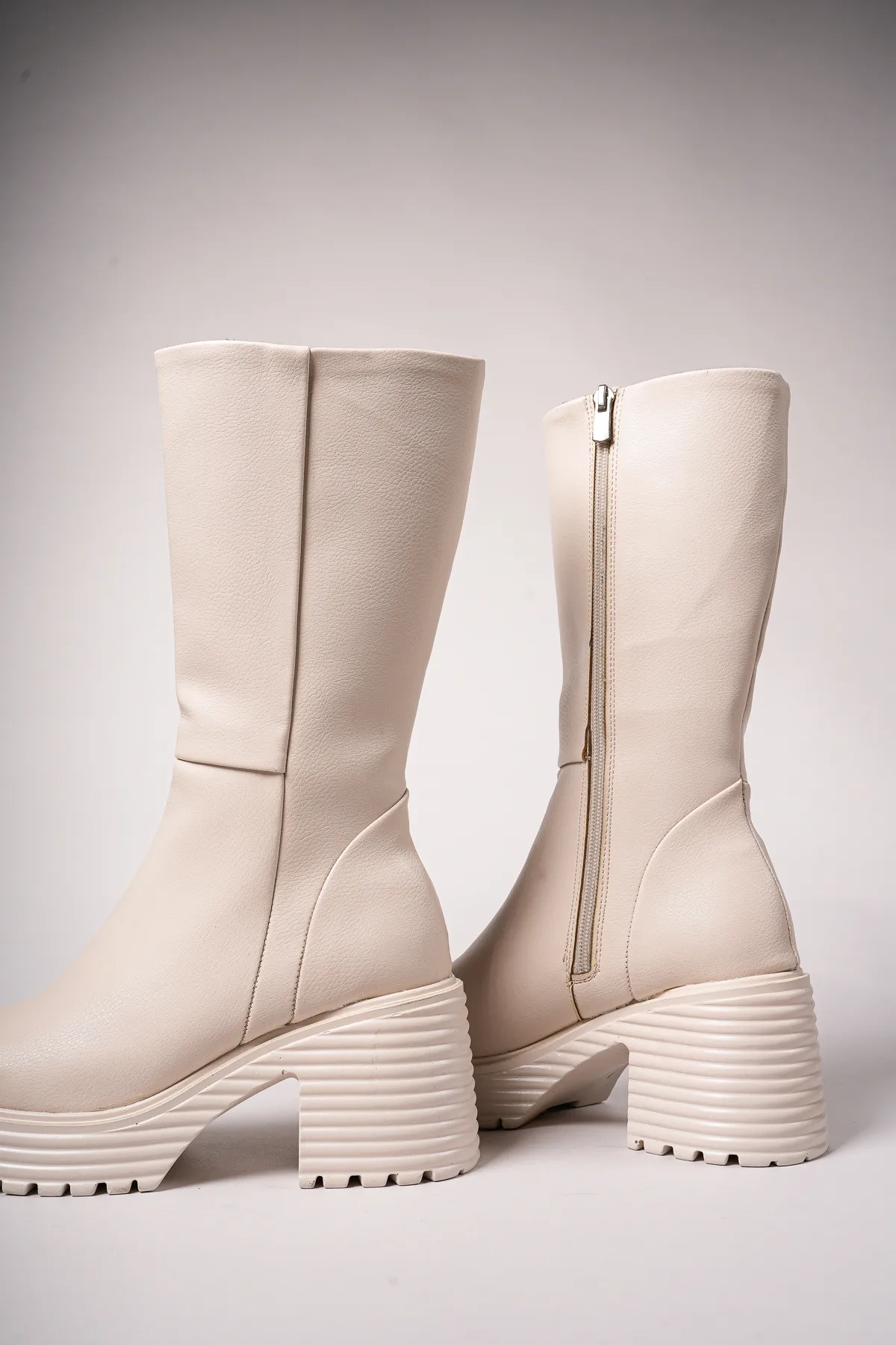 Riccon  Henelra Damenstiefel 0012270 Beige Haut