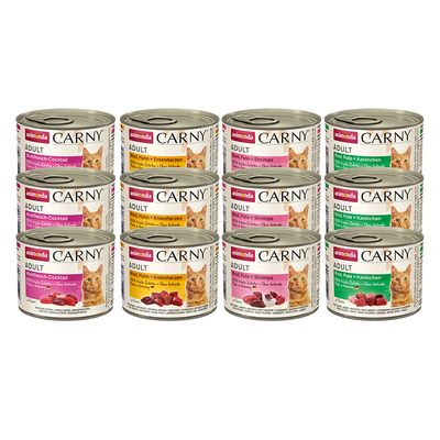 Mix Sparpaket Animonda Carny Adult 12 x 200 g