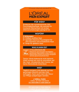 L'Oréal Men Expert Power Age Revitalisierende 24H Gesichtspflege Gesichtscreme-50 ml