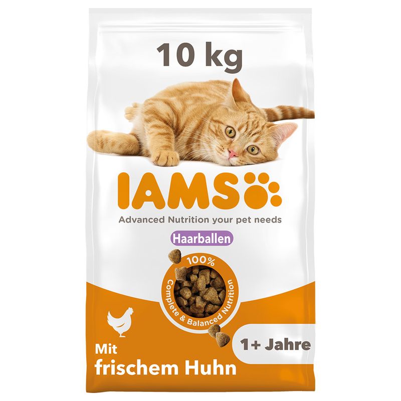 IAMS Advanced Nutrition Hairball mit Huhn zu TOP-Preisen | bitiba